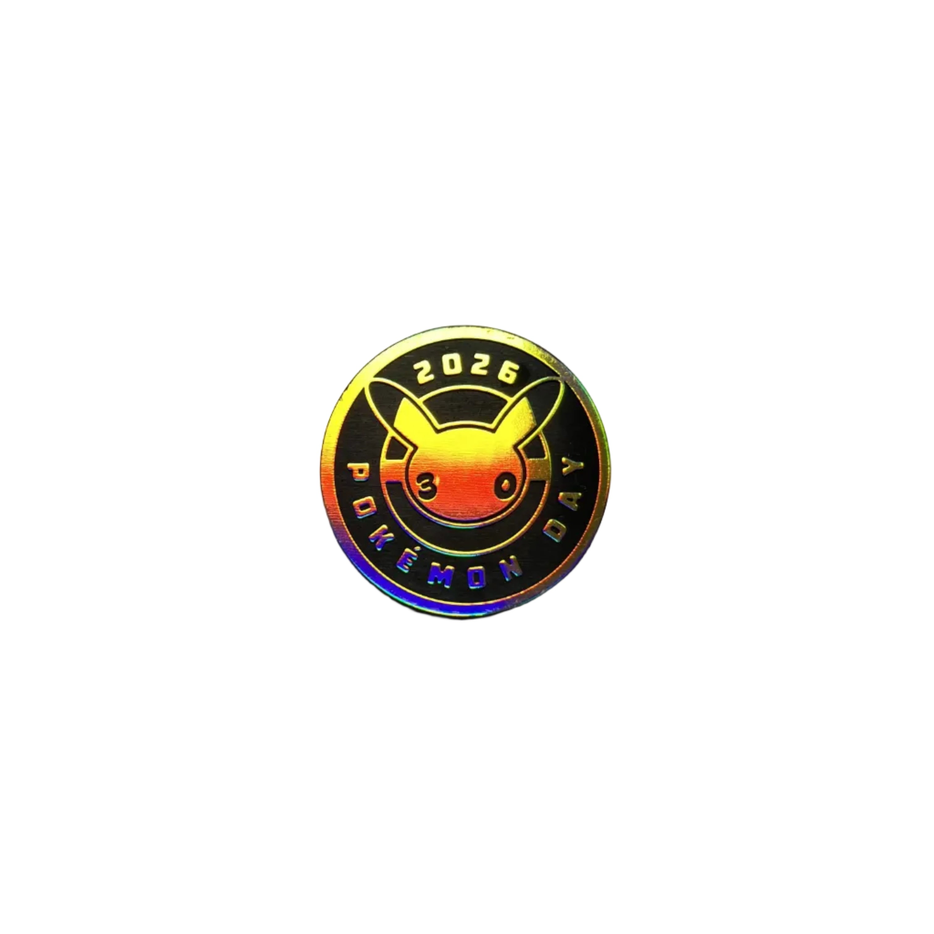 Pokémon Day 2026 Metallic Coin – 30th Anniversary Logo