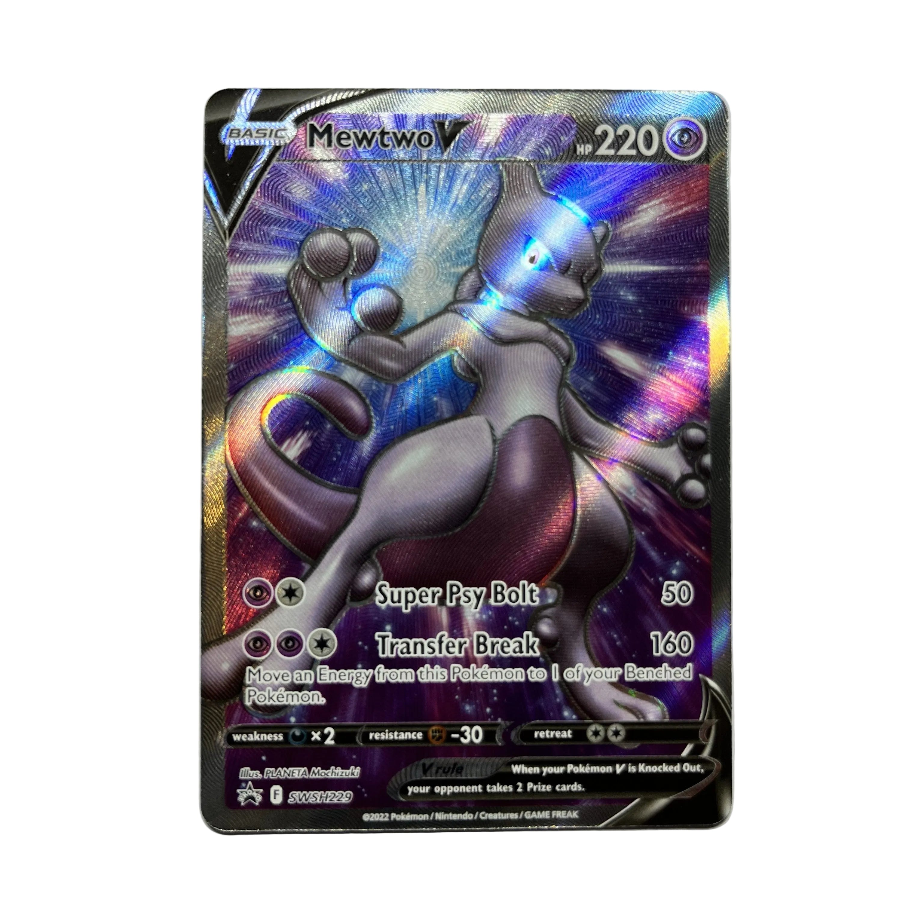 Mewtwo V SWSH223 Promo - Pokémon GO - Pokémon TCG
