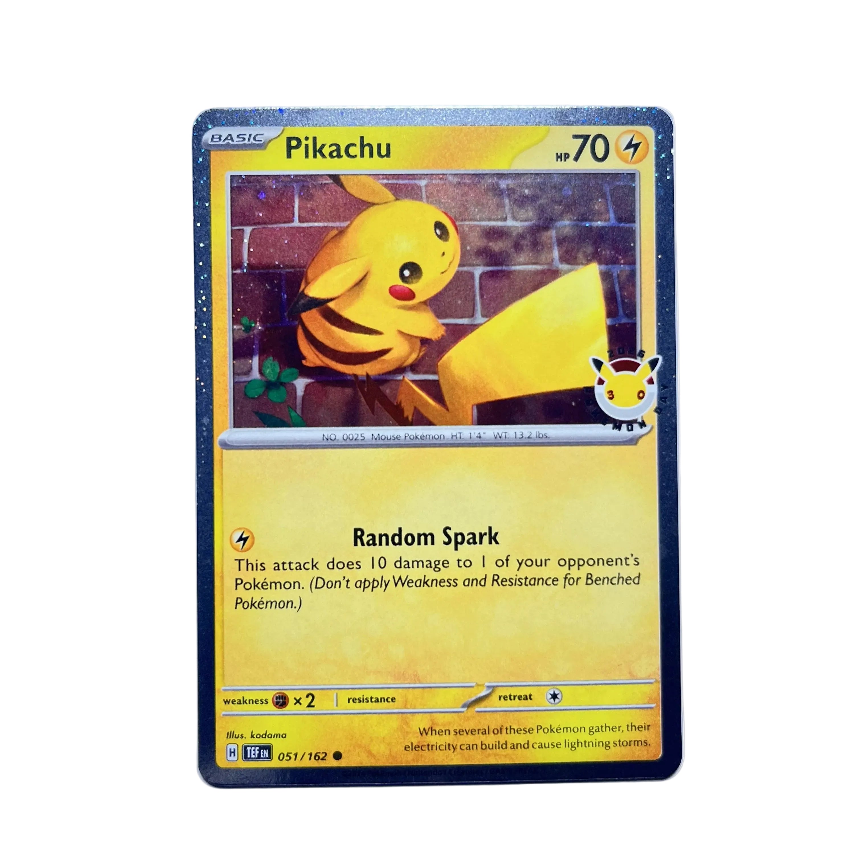 Pokémon Day Pikachu Promo Card – Stamped Foil