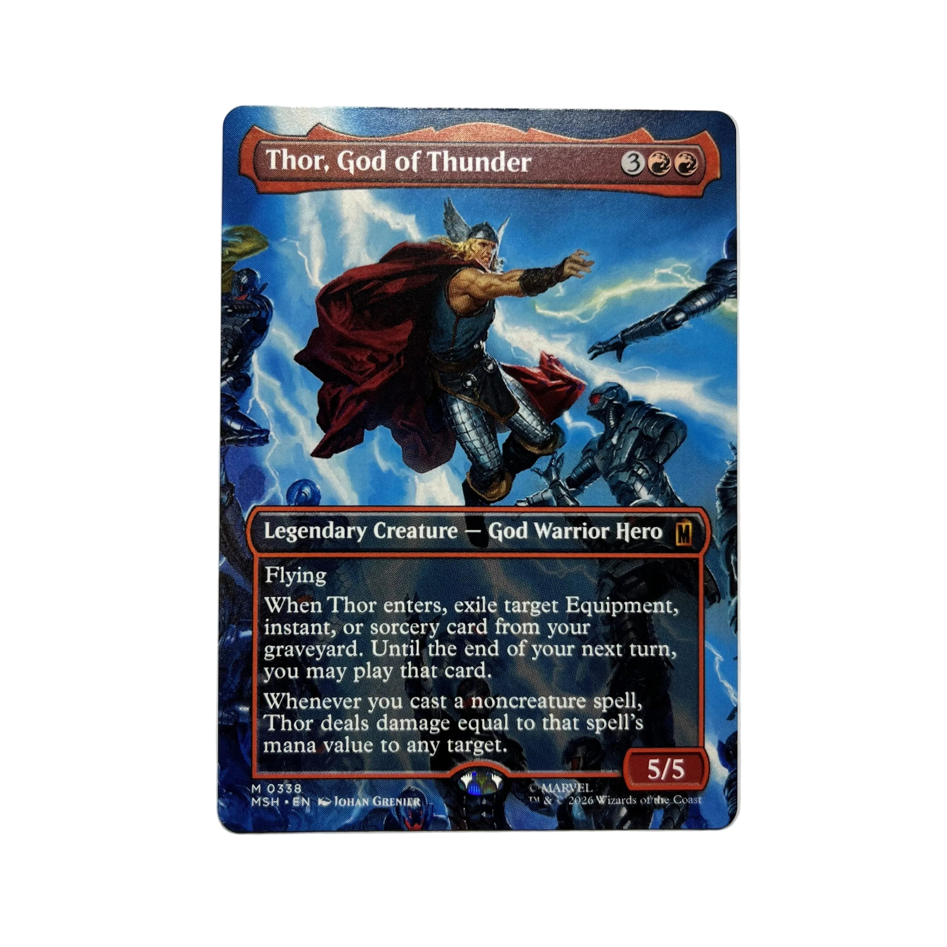 Thor, God of Thunder 0338 - Marvel Super Heroes - Non-Foil - Magic: The Gathering