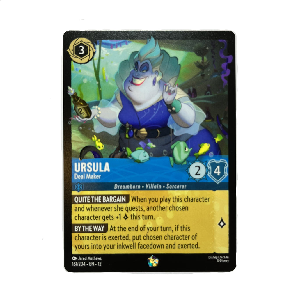 Ursula - Deal Maker 161/204 - Wilds Unknown Legendary Non-Holo - Disney Lorcana
