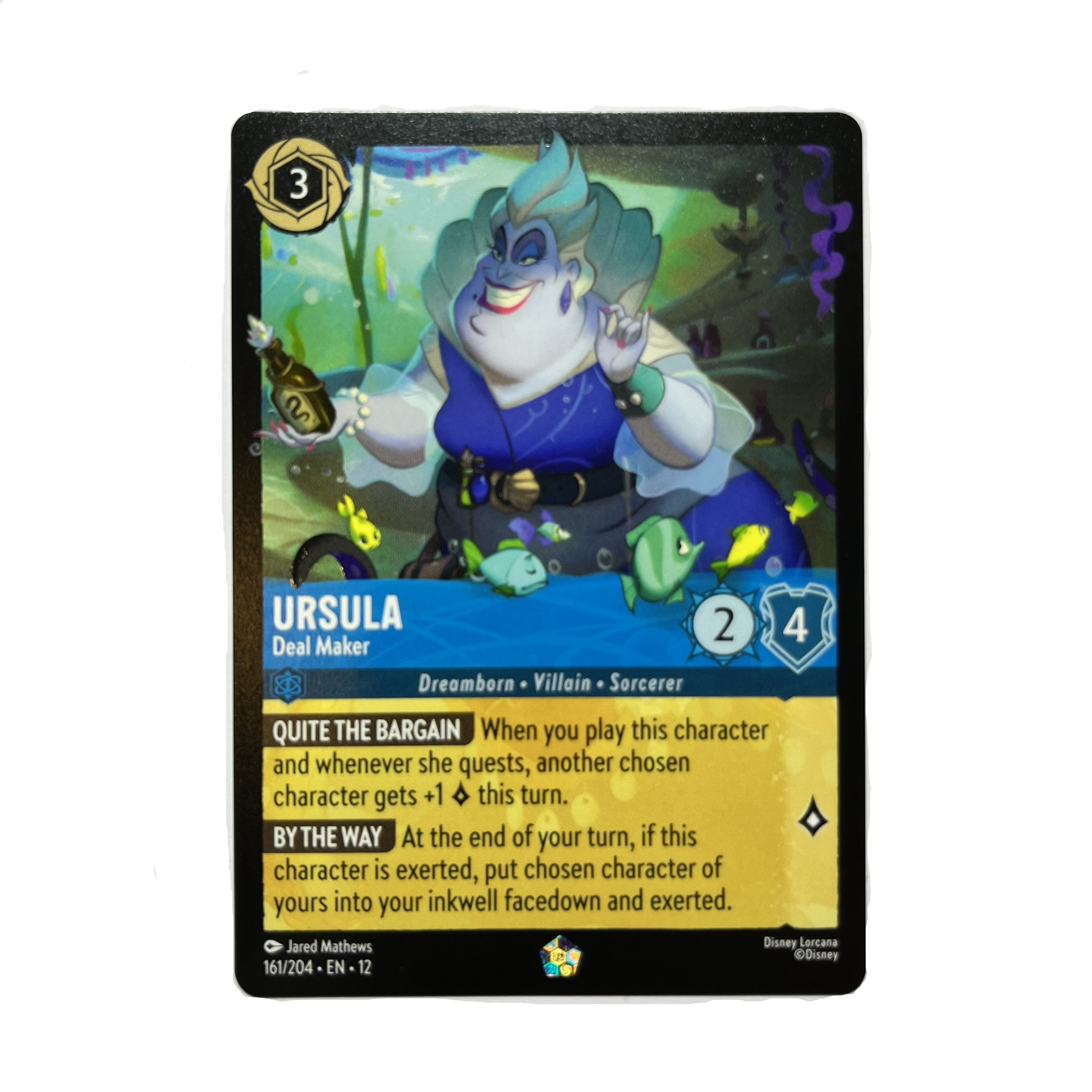 Ursula - Deal Maker 161/204 - Wilds Unknown Legendary Non-Holo - Disney Lorcana